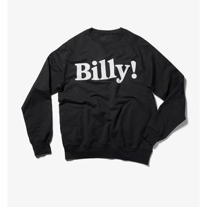 Billy Logo Black Crew Neck